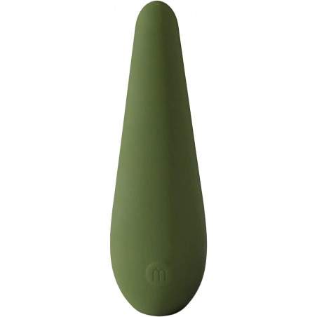 Maude Vibe in Grey - 3 Speed Easy-to-Use Cordless Massager - Platinum Grade Silicone Personal Massager - USB Charged Water Resis