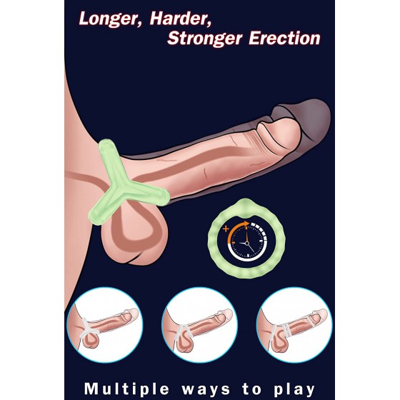 Silicone Penis Rings Set,...