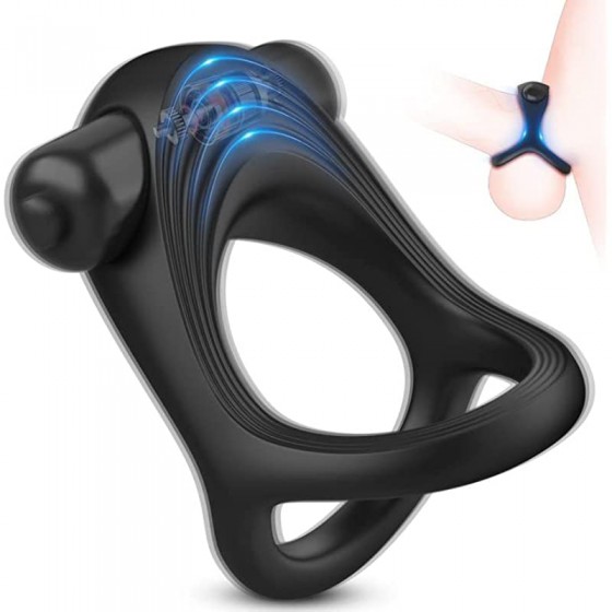 Vibrating Cock Ring Bullet...
