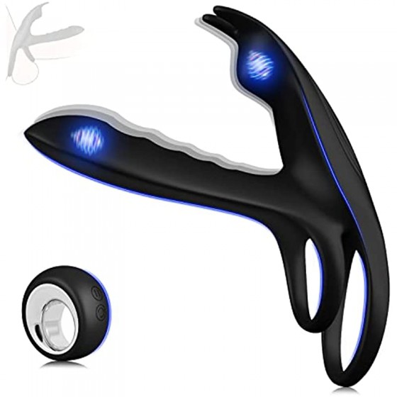 Vibrating Cock Ring, 3 in 1...