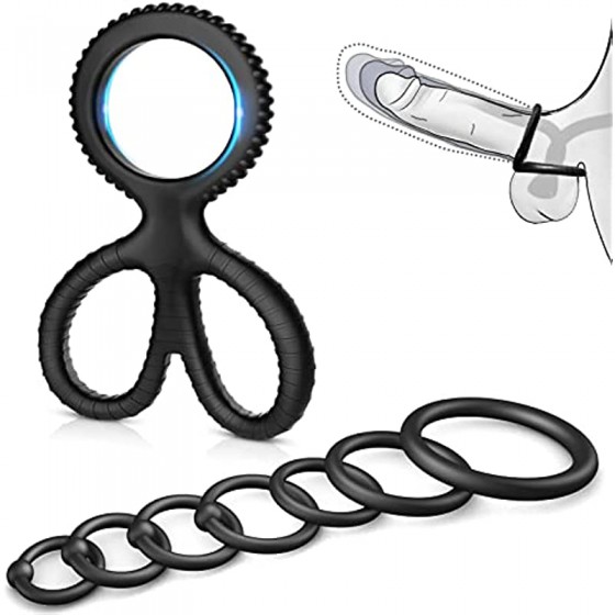 Penis Rings Set with 8...