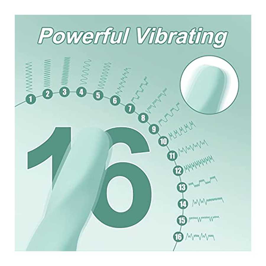 Bullet Vibrator Threaded Lipstick 16 Vibration Modes for Precision Clitoral Stimulation, Sex Toys for Women Discreet Rechargeabl