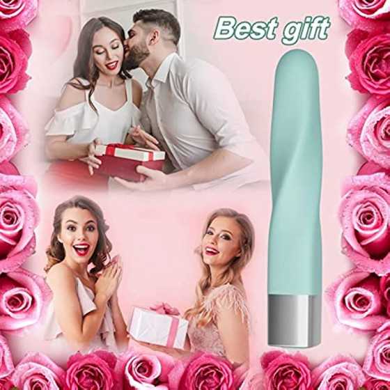 Bullet Vibrator Threaded Lipstick 16 Vibration Modes for Precision Clitoral Stimulation, Sex Toys for Women Discreet Rechargeabl