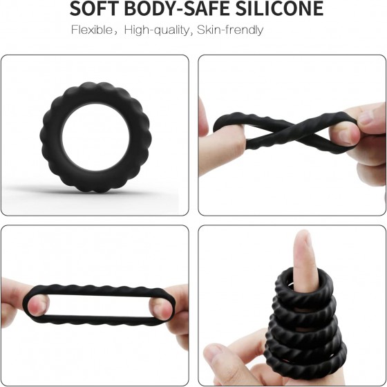 Silicone Penis Rings for...