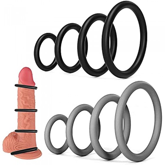 8 PCS Penis Ring Cock Ring...