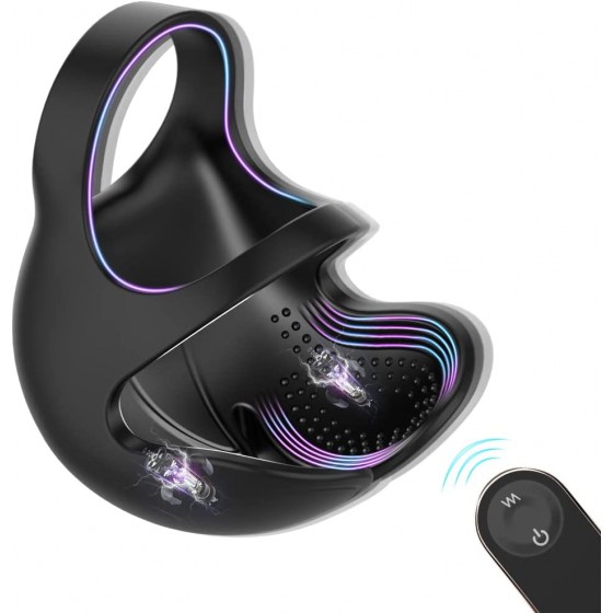 Vibrating Penis Ring with...