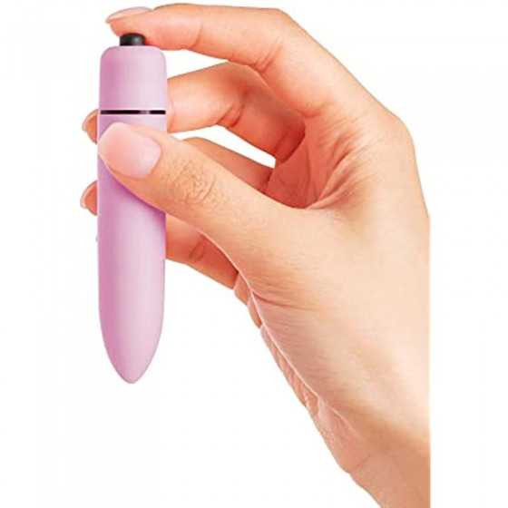 plusOne Travel Vibrating Bullet, Mini Body Massager,Lavender