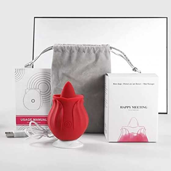 202 Rose Toy for Women Washable Gift Delivered Within 3-6 Days B (02-Red)