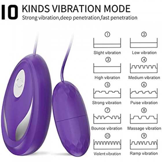 Bullet Vibrator with Mouse Remote Control for G-Spot Stimulation,Wire Vibrating Eggs,Wearable Love Balls with Multi Vibration Pa