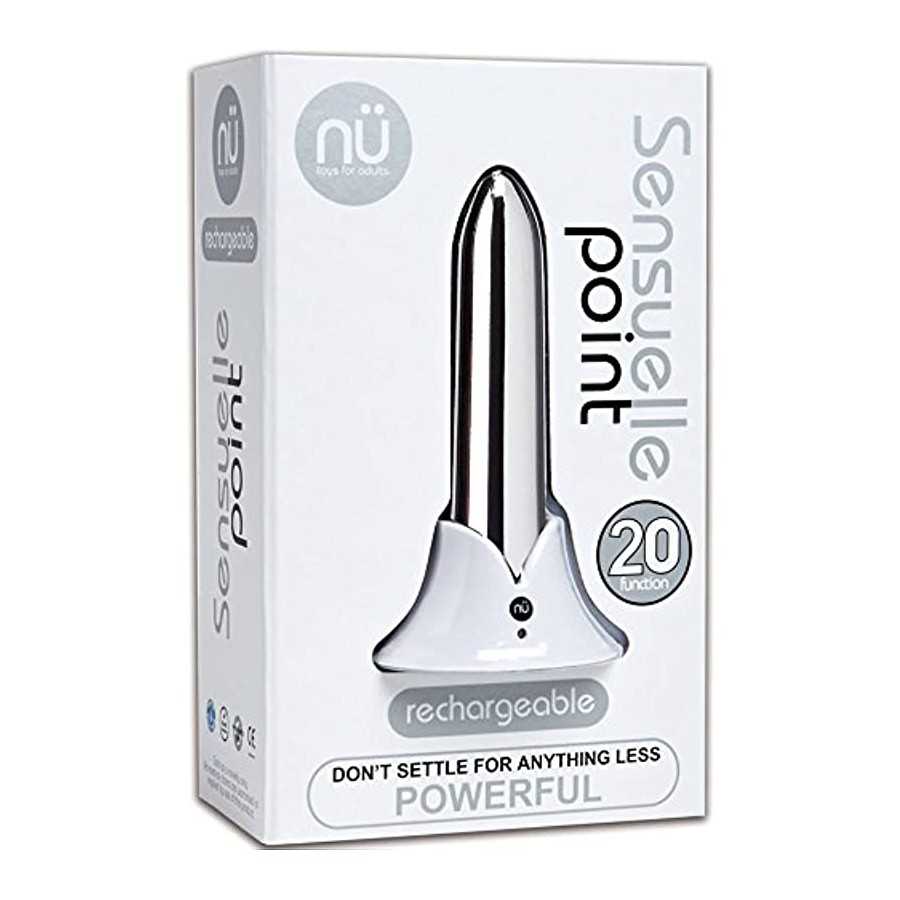 Novel Creations Sensuelle Point Rechargeable Bullet, Silver