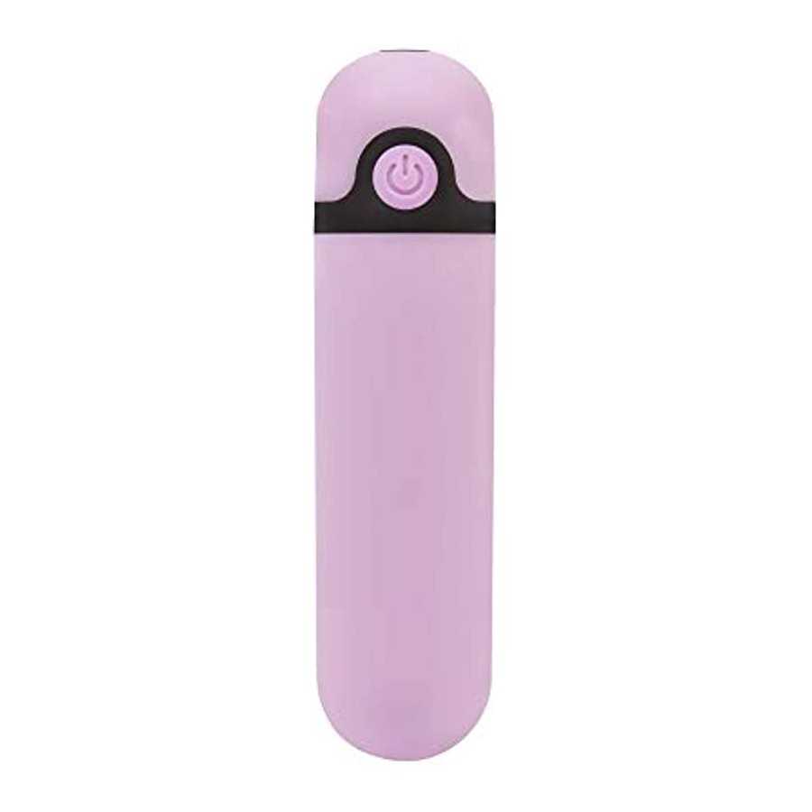 Pure Love 3.5 Inch Rechargeable Bullet Vibrator Purple, Waterproof, 10 Functions, Adult Sex Toy