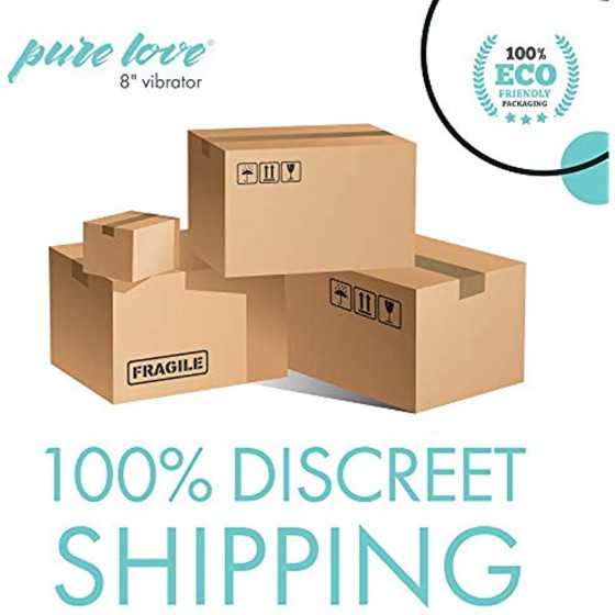 Pure Love 7 Inch Vibrator, Pink Color, Waterproof with Speed Dial Control, Adult Sex Toy, Classic Sex Toy,