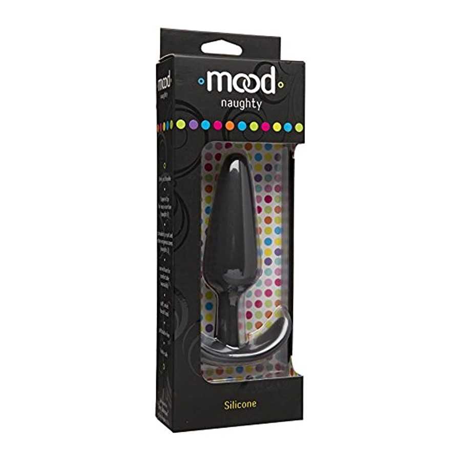 Doc Johnson Mood - Naughty 1 - Silicone Anal Plug - Extra Large - 6.0 in. Long and 1.5 in. Wide - Tapered Base for Comfort Betwe