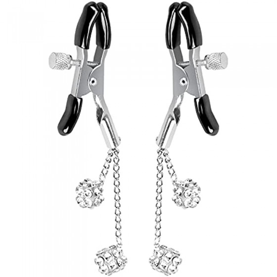 Sex Nipple Clip Clamps with...
