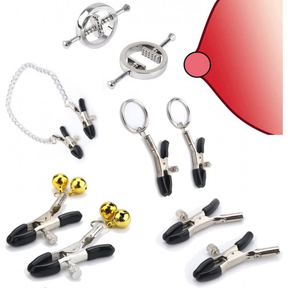 Nipple Clamps, Women Body...