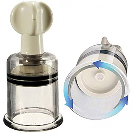 ABSOK Vacuum Cupping Multi-Functional Rotary Magnetic Therapy Cupping Device Relax Biomagnetic Chinese Cupping Therapy Set 2PCS(L)