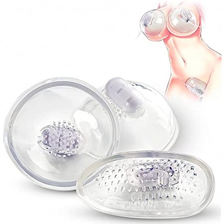 Vibrating Nipple Sucker clitorals Stimulator with 10 Vibration Modes Suction Vibrator Breast Massager with Vibrating Egg Sex Toy for Women Pleasure Remote Control…