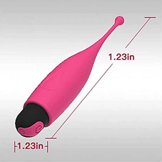 High Frequency G spot Clitoral Bullet Vibrator Soft Head Clit Stimulator for Quick Orgasm Nipples Vaginal Stimulation Waterproof