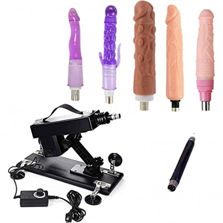 Automatic Machine Gun Women's Power Massage Machine Gun and Various Accessories
