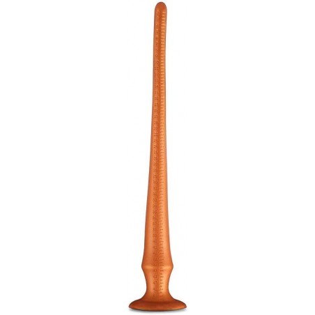 Super Long Anal Plug Dildo, Flexible Liquid Silicone Butt Plug Vaginal Prostate Massage Stimulation for Men and Women Sex Factory (Large)