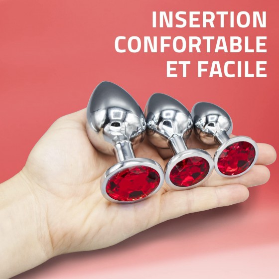 3Pcs Set Luxury Metal Butt...