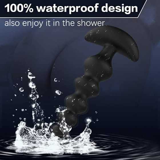 Vibrating Anal Plug, Dovelo Prostate Massager Anal Strong Vibrator 16 Vibration Modes Anal Sex Toy with Remote Control, Vibratin