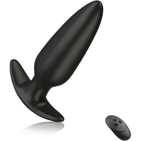G-spot Anal Vibrator Prostate Massager, Silicone Rechargeable Wearable Anal Vibrator with Remote Control 10 Vibration Modes Waterproof Anal Sex Toys for Men, Women and Couples