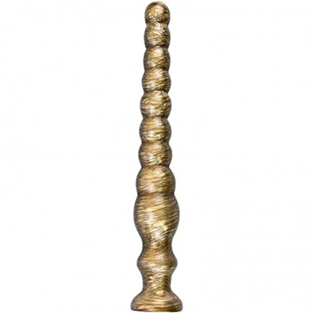  Long Anal Beads Vaginal G-spot Deep Stimulation Dildo Anus P-spot Sensitive Zone Masturbation Massage Butt Plug with Strong Suction Cup for Male Female Couple Anus Bead Sex Toy