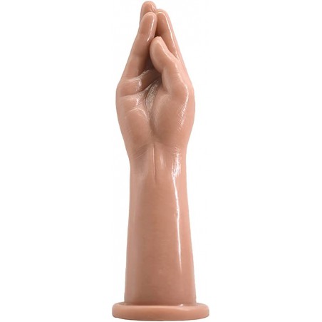 Anal Plug for Fist Sex, The Fister Hand Butt Plug with Hand Free Suction Cup, Forearm Dildo Sex Toy for Vaginal or Anal Fisting (Flesh)