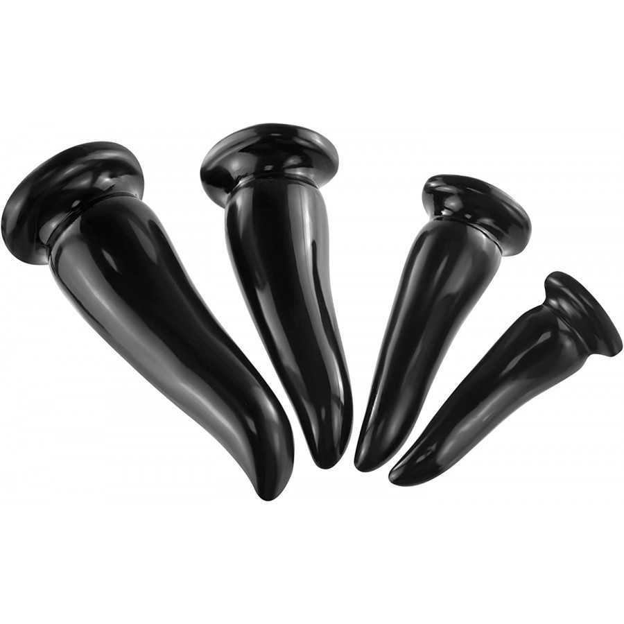 Super Soft Tentacle Anal Plug, 6.69 inch Clear Flexible Dildo Sex Toys for Women,Men