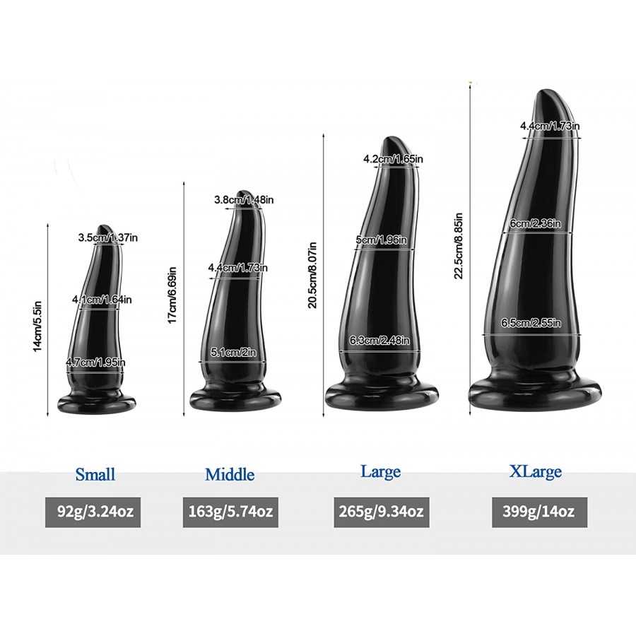 Super Soft Tentacle Anal Plug, 6.69 inch Clear Flexible Dildo Sex Toys for Women,Men