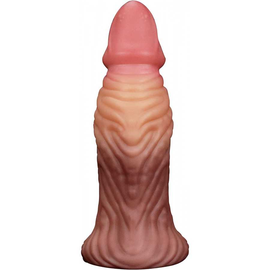 9.5" Large Butt Plug Anal Toy Anal Plugs Handmade Silicone Realistic Dildo Wolf Dildo with Dual Density Realistic Huge Suction C
