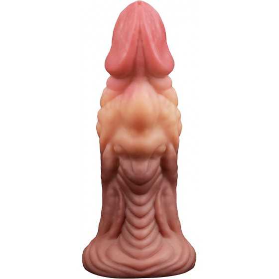 9.5" Large Butt Plug Anal Toy Anal Plugs Handmade Silicone Realistic Dildo Wolf Dildo with Dual Density Realistic Huge Suction C