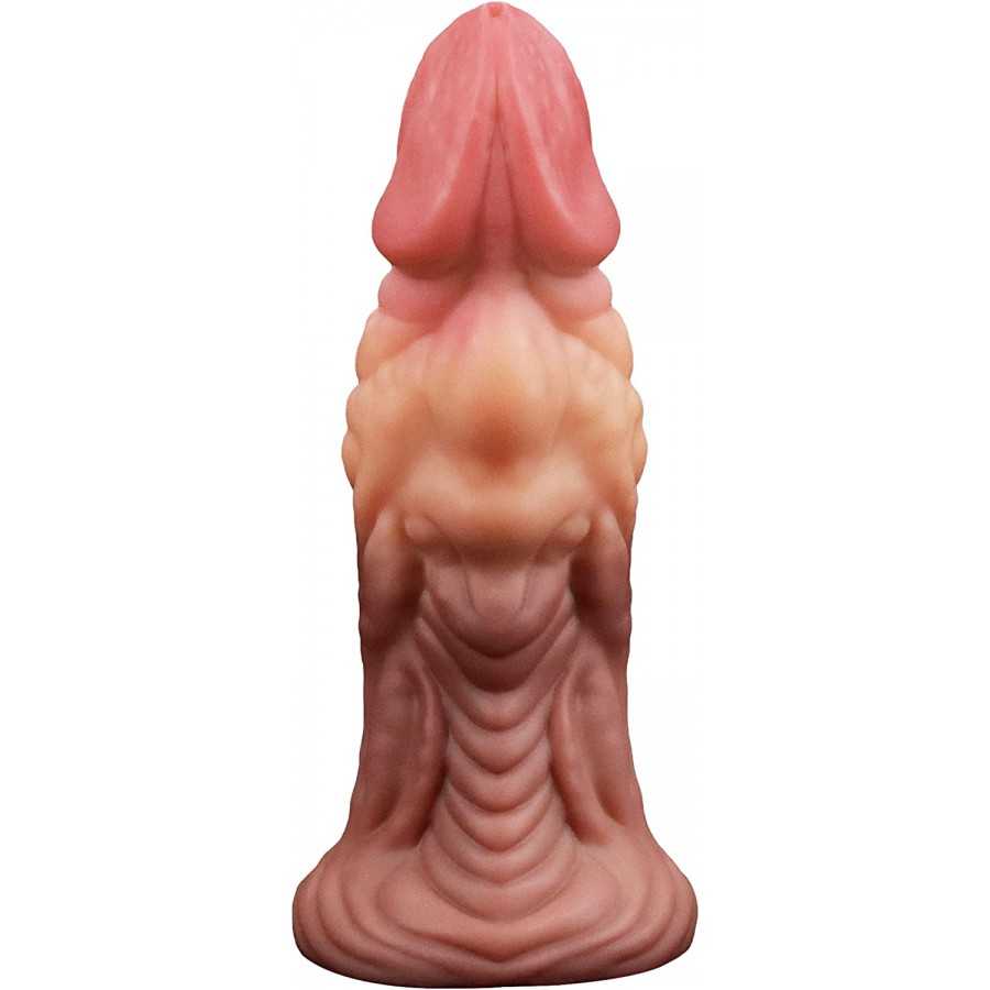 9.5" Large Butt Plug Anal Toy Anal Plugs Handmade Silicone Realistic Dildo Wolf Dildo with Dual Density Realistic Huge Suction C