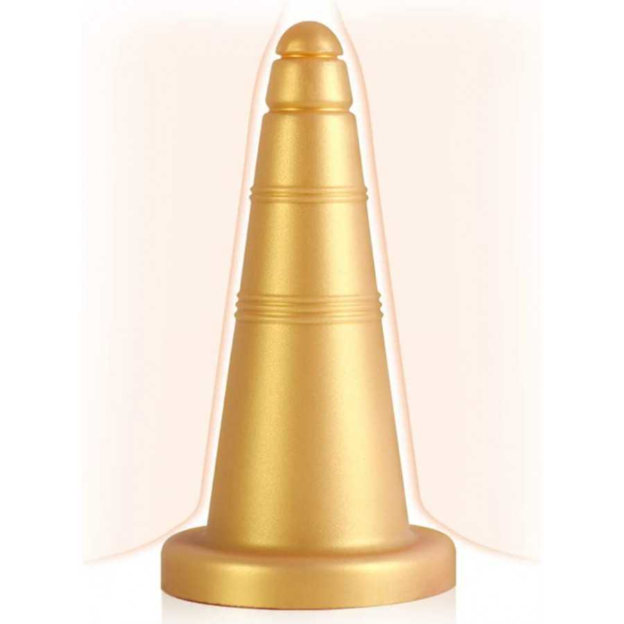 FST Super Soft Liquid Silicone Anal Plug Ice Cream Cones Exterior Design Adult Toy Vaginal Massage Prostate Stimulation Double U