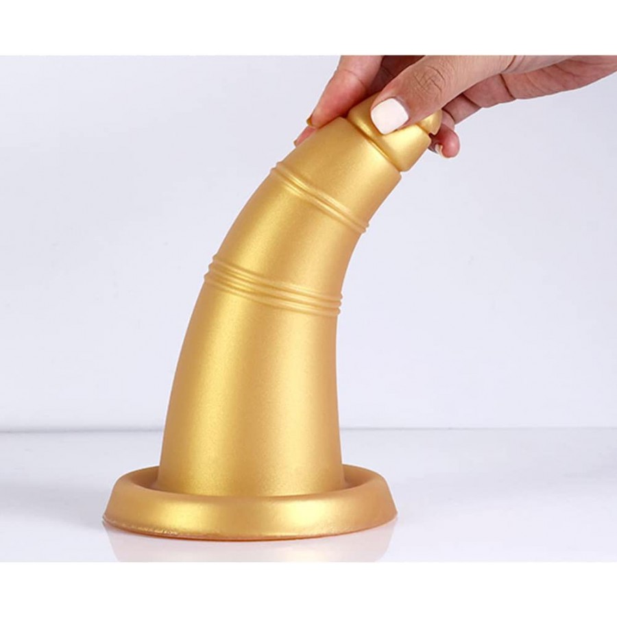 FST Super Soft Liquid Silicone Anal Plug Ice Cream Cones Exterior Design Adult Toy Vaginal Massage Prostate Stimulation Double U