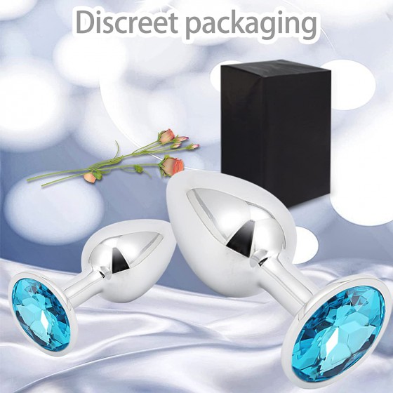 Stainless Steel Anal Plug Butt Toys Luxury Jewelry Design Fetish Anal Sex Trainer Expanding Butt Plugs S&M Adult Gay Woman Man S