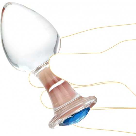 Crystal Anal Plug Bum Plugs Jewelry Anal Trainer Toys Glass Massage Butt Plug Large Medium Small Anal Stimulation Sex Toy for Un