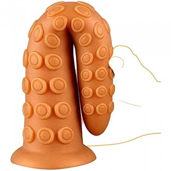 Anal Plug Sex Toys, Octopus Butt Plug G-spot Orgasm Masturbator with Octopus Shape Thread Circle Design&Strong Suction Cup Anal 