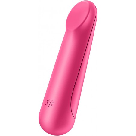 Satisfyer Ultra Power Bullet 3 Mini Bullet Vibrator - Clitoral Stimulator, Personal Massager, Flat Beveled Tip - Portable, Water