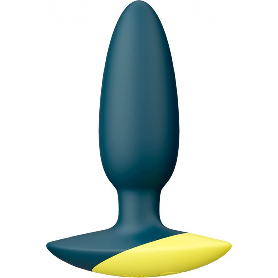 ROMP Bass Vibrating Butt Plug - 4 Inch Silicone Anal Plug for Men Women Couples - 6 Intensity Levels for Prostate Stimulation - Waterproof Anal Sex Toy - Rechargeable Couple Sex Toy