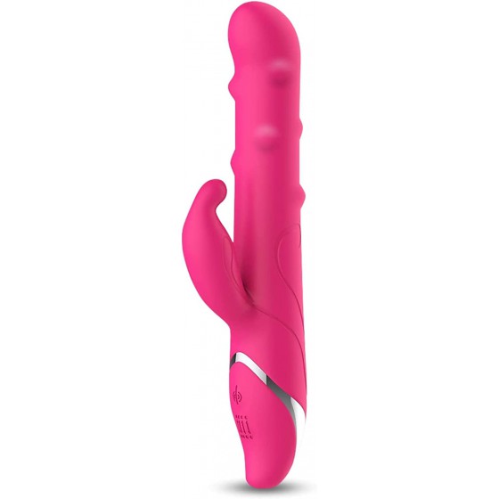 Vibrator Sex Toy Inflatable Butt Plug Rechargeable Silicone Vibrating Massager with 7 Vibrating&Expand Modes for Vagina Anus Expansion 7.36 Ounce