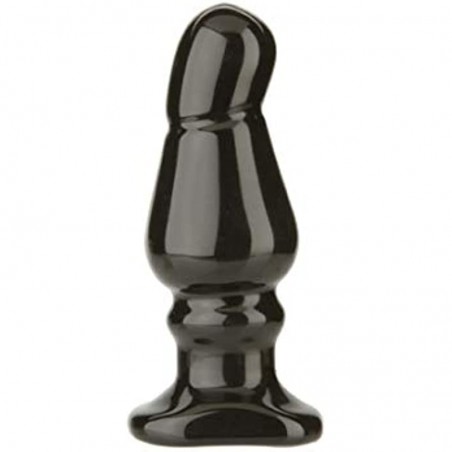 Doc Johnson Titanmen - Master Tool #5 - Angled Wide Plug - 6.5 in. Long and 2.5 in. Wide - Prostate Stimulating Anal Toy - Butt Plug