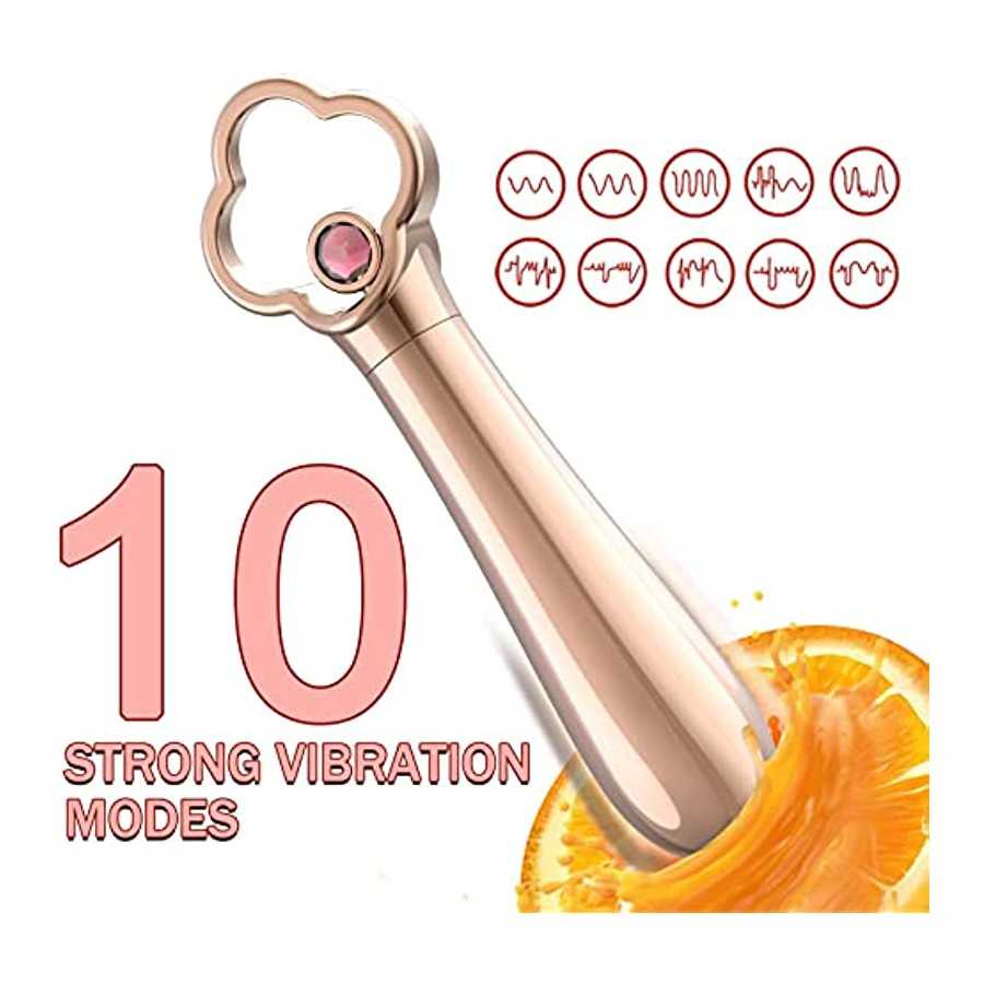 Bullet Vibrator 10 Modes Sex Toys for Women Mini Vibrations USB Rechargeable Beginners Adult Toys Couple Portable G Spot Clitora