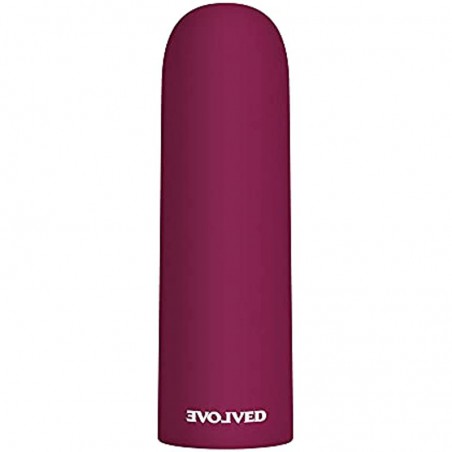Evolved Love Is Back Mighty Thick Rechargeable Bullet Vibrator - Red