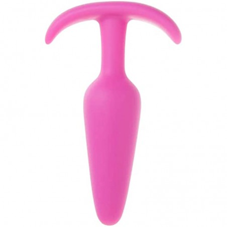 Doc Johnson Mood - Naughty 1 - Silicone Anal Plug - Large - 4.9 in. Long and 1.3 in. Wide - Tapered Base for Comfort Between The