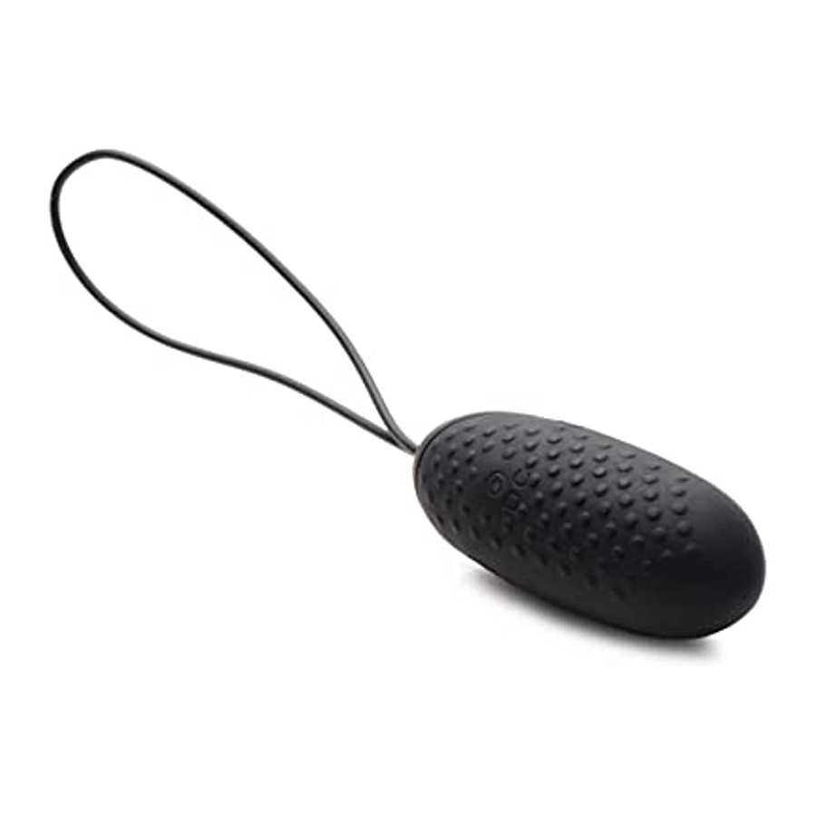 28X Nubbed Silicone Vibrating Egg with Remote Control
