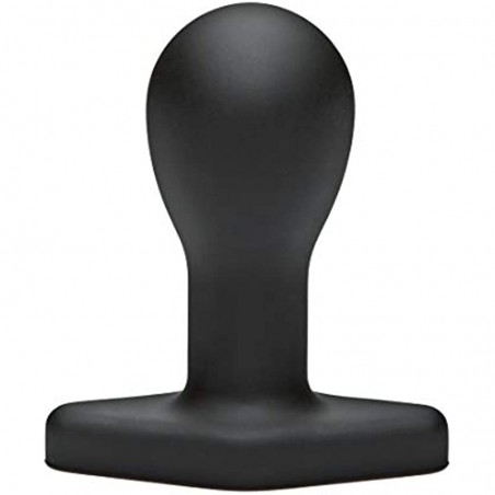 Doc Johnson Titanmen - The Hitch - 4 Inch Smooth Cushioned Plug - 4.2" Long and 1.9" Wide - Flared Safety Base - Matte Finish - 