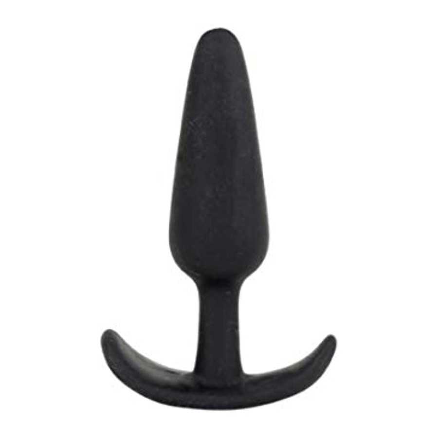 Doc Johnson Mood - Naughty 1 - Silicone Anal Plug - Medium - 3.9 in. Long and 1 in. Wide - Tapered Base for Comfort Between The 