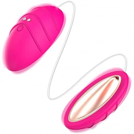 Bullet Vibrator for Woman with Remote Control Nipple Clitoral Stimulator Vibrating Love Egg with Dual Motors Sexual Pleasure Enh